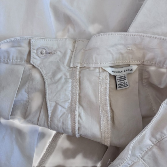 American Eagle Beige Front Pleated Mini Skirt Size 12 - Picture 8 of 12